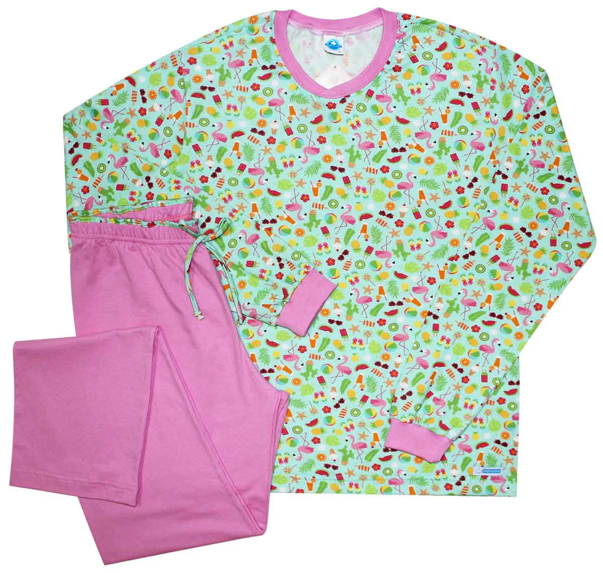 Pijama Feminino Longo Flamingo