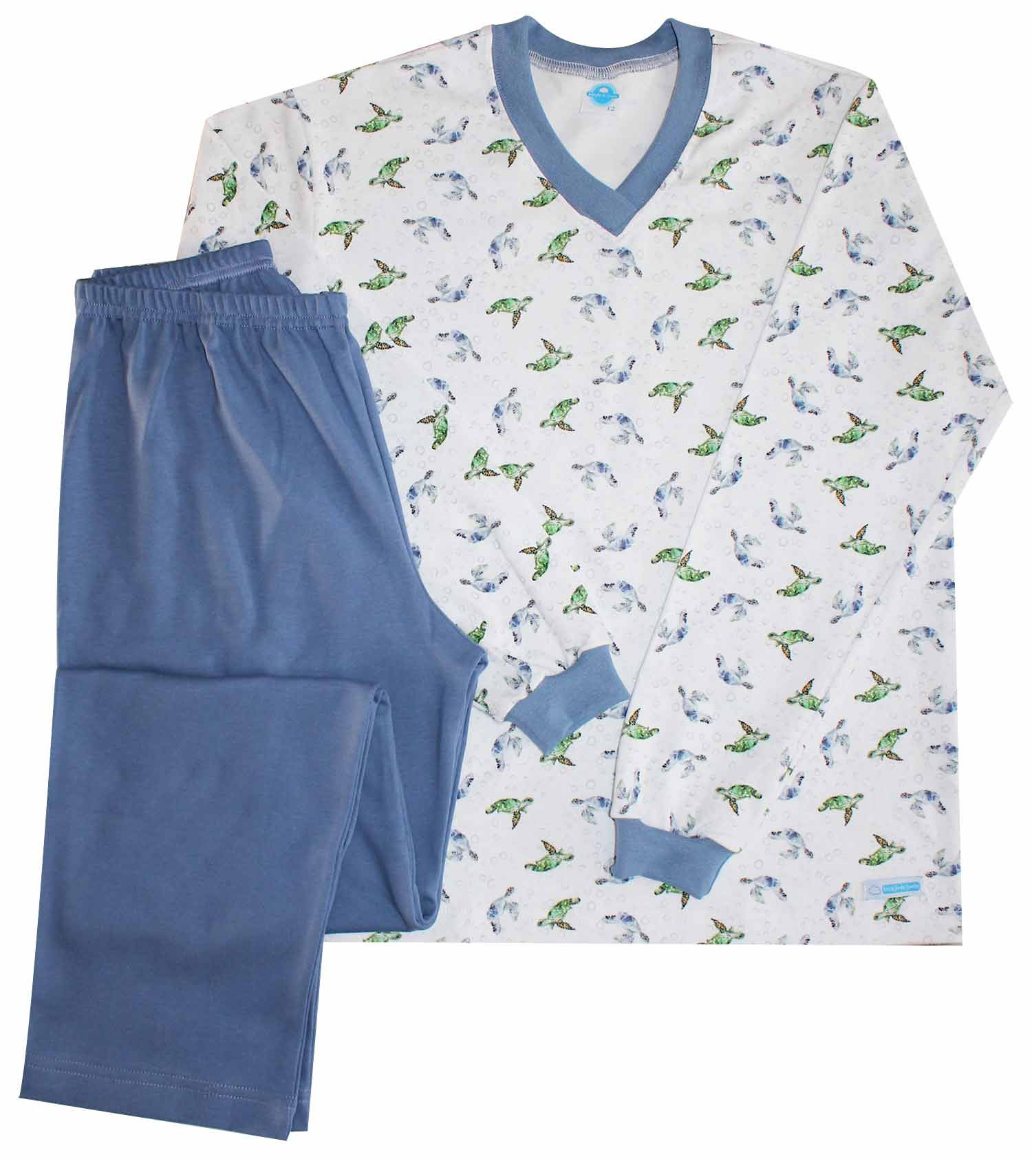 Pijama Masculino Longo Tartarugas