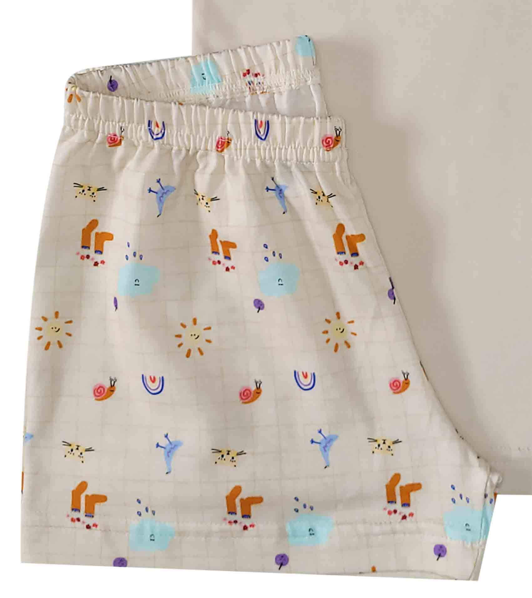 Pijama Curto Feminino Miau - Infantil