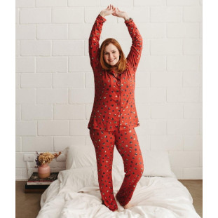Pijama Americano Terracota