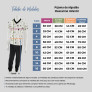 Tabela de Medidas_Pijama masculino infantil