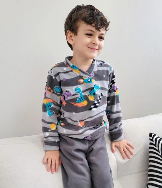 Pijama Masculino Longo Astro Soft