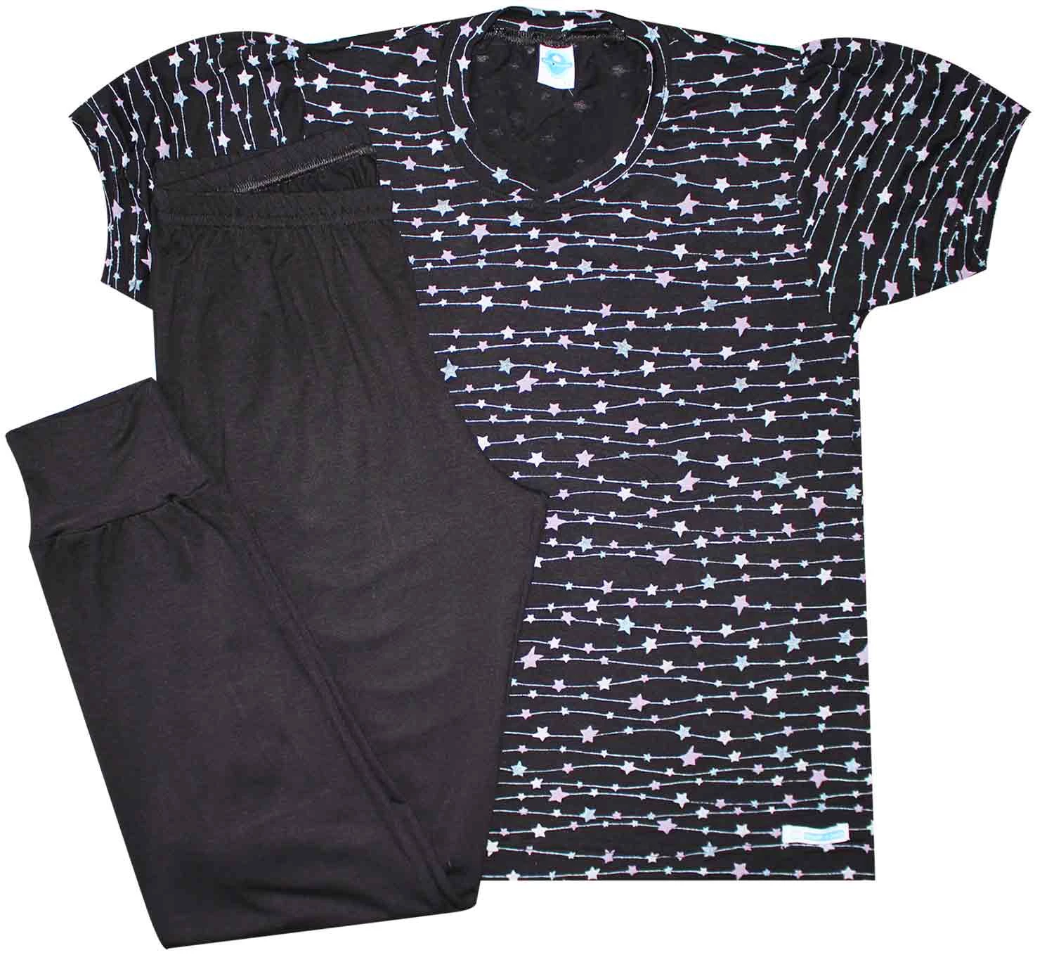 Pijama Feminino Estrelado Infantil