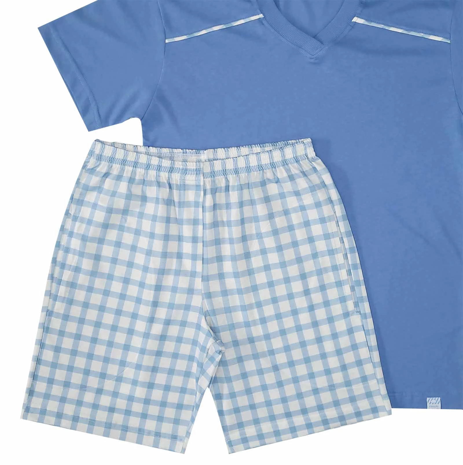 Pijama Curto Masculino Céu