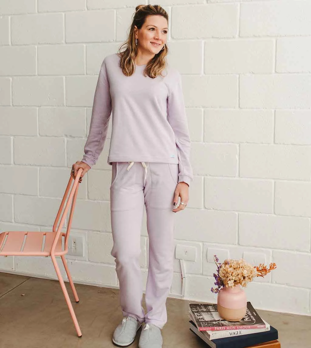 Pijama Feminino Longo Lilac