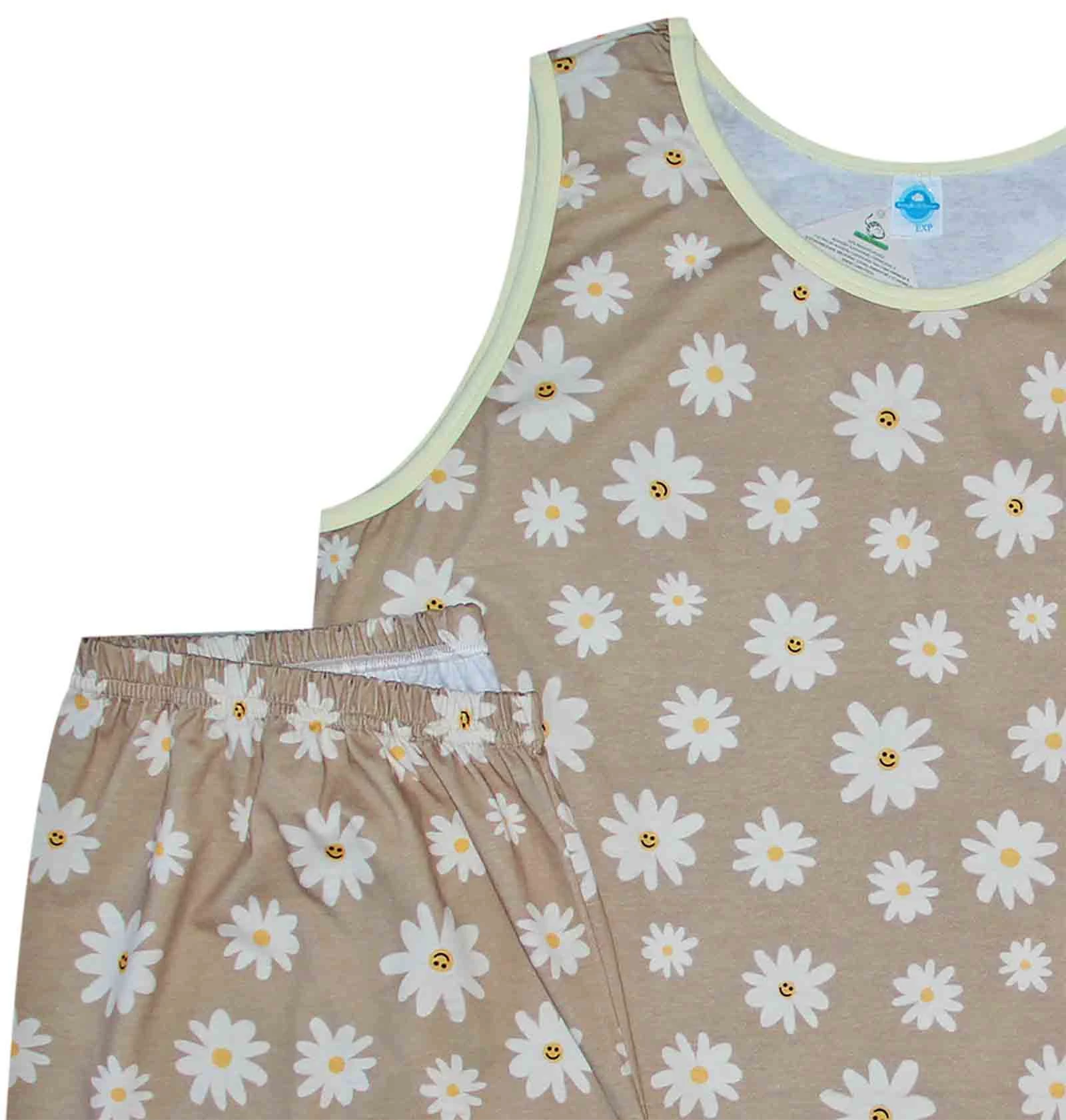 Pijama Feminino Curto Feminino Smile - Plus