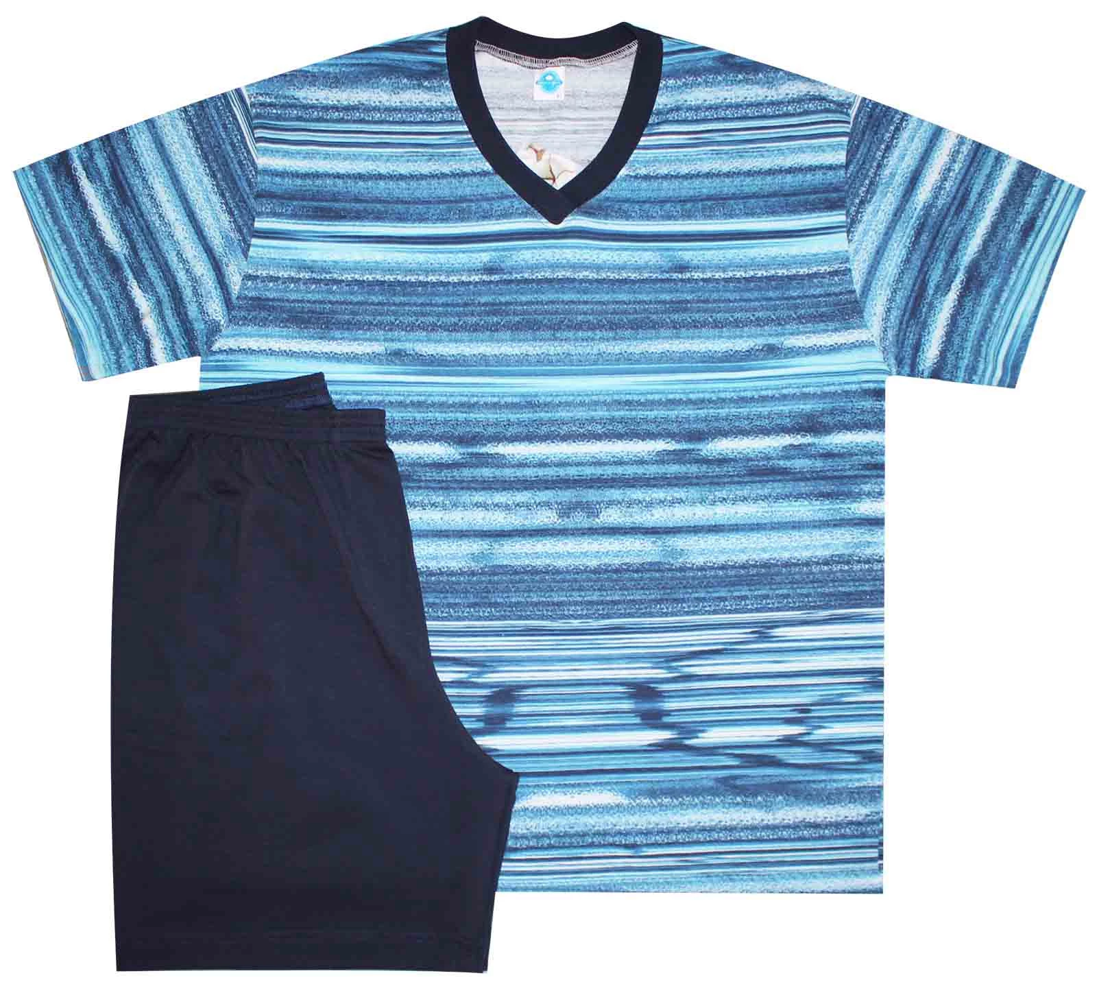 Pijama Masculino Curto Oceano