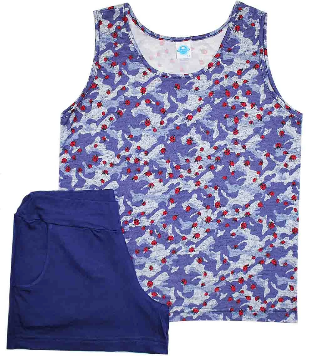 Pijama Feminino Curto Joaninha Visco