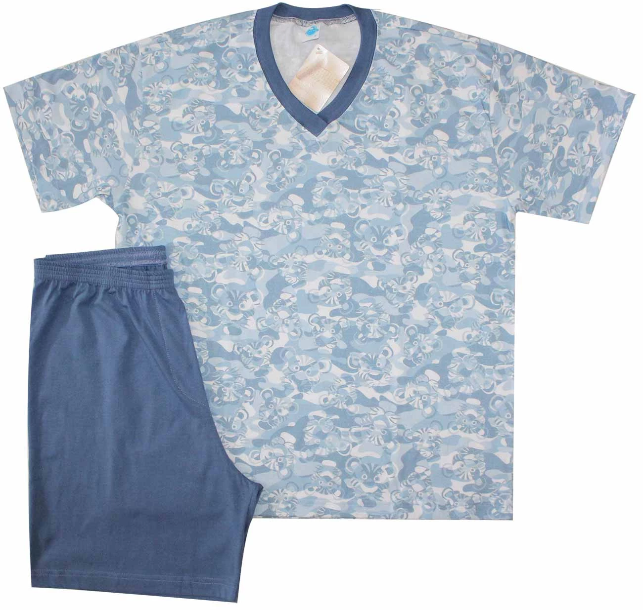 Pijama Masculino Curto Tigre