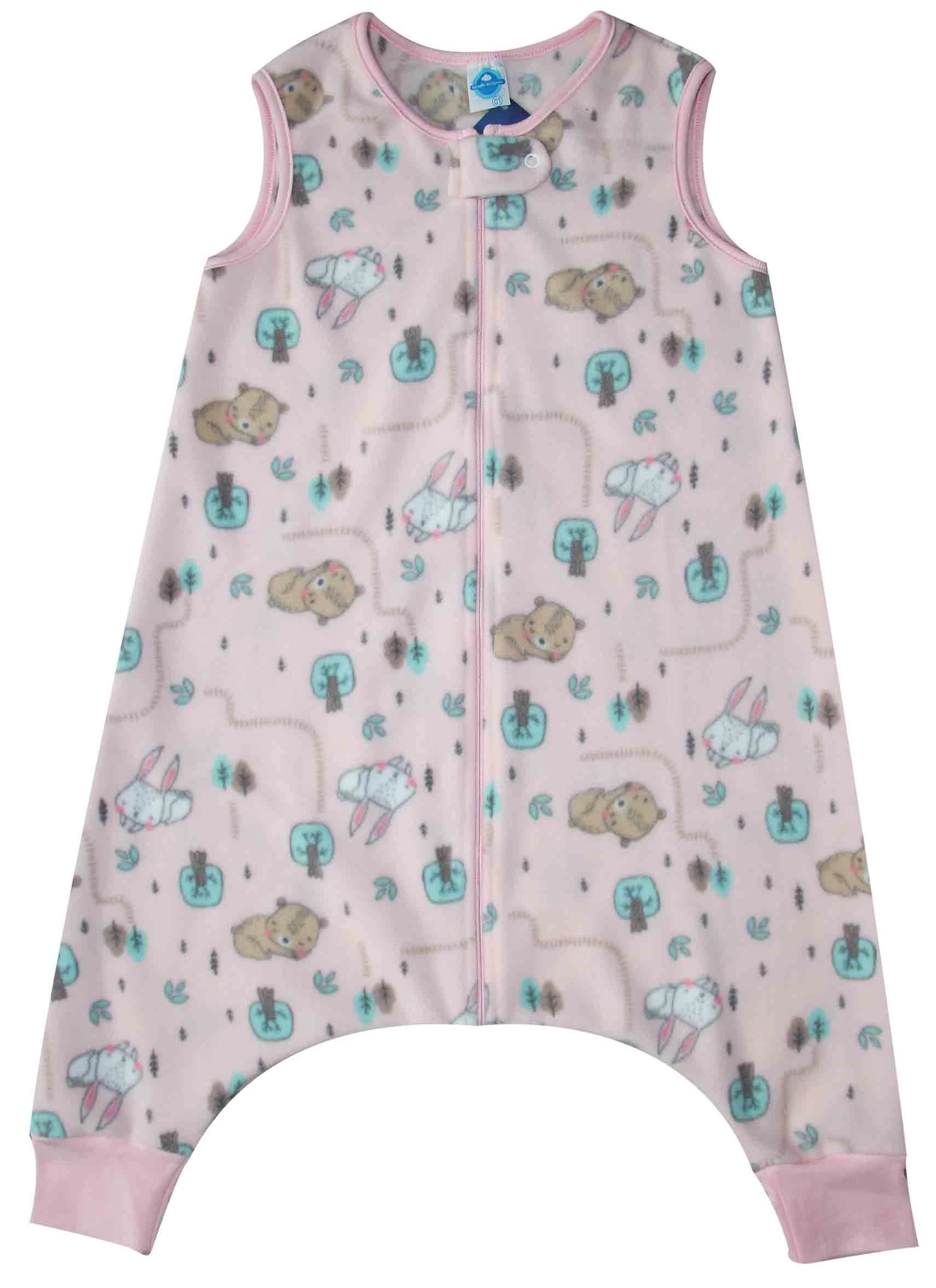 Saco de Dormir Soft Urso Rosa - pé