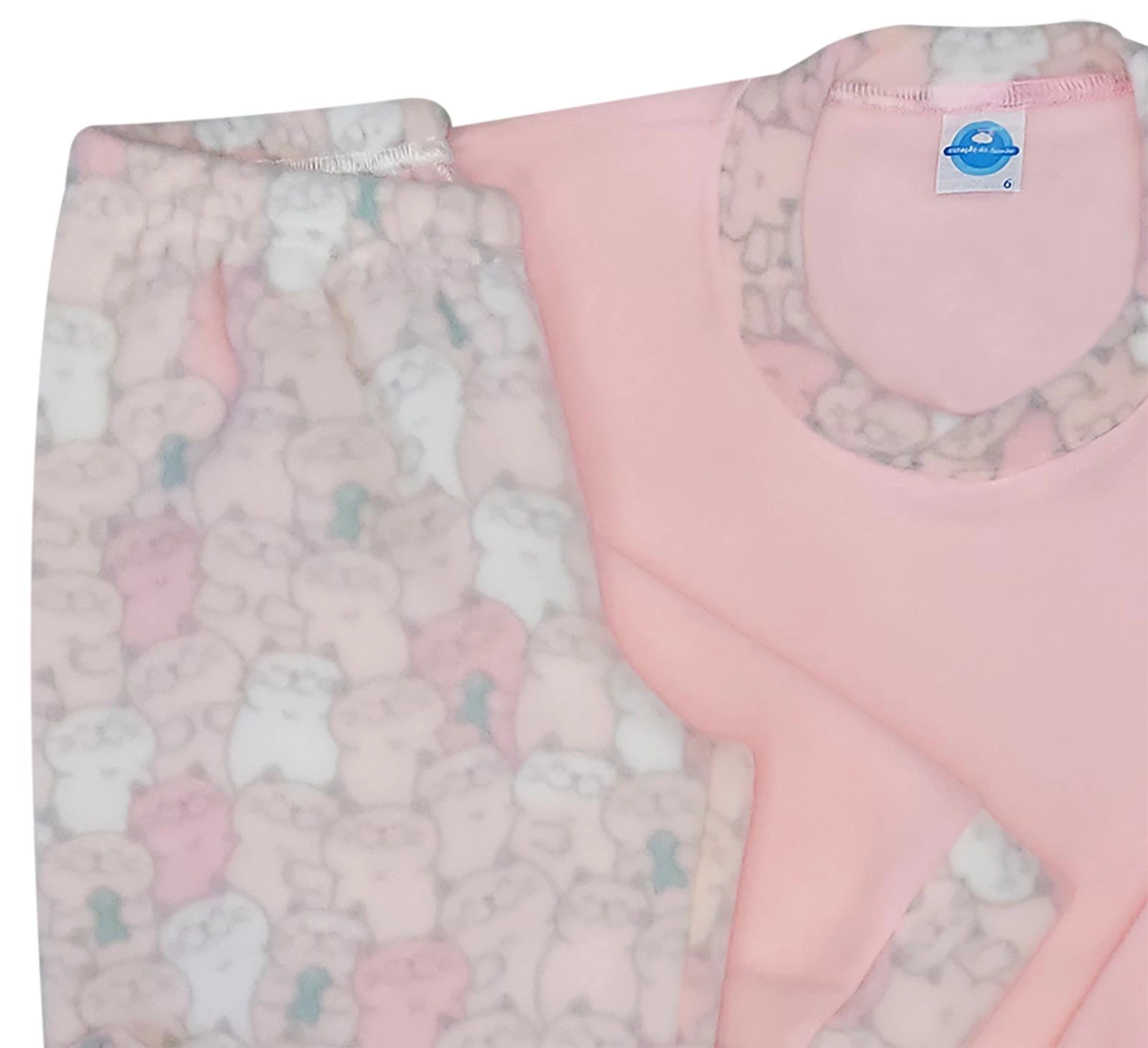 Pijama Feminino Longo Gatta Soft
