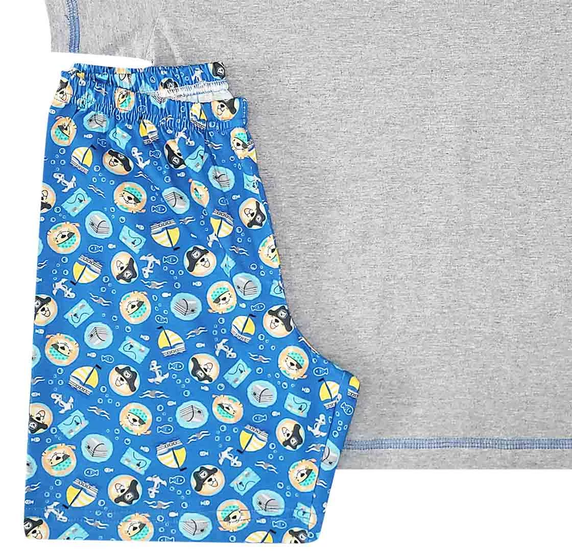 Pijama Curto Masculino Pirata