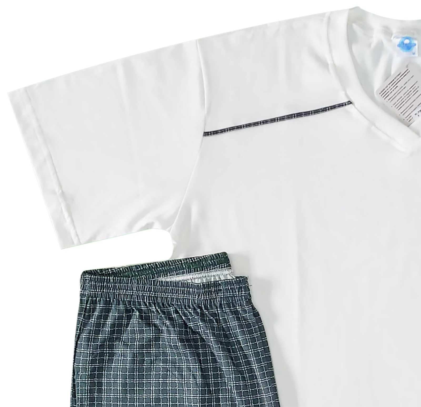 Pijama Curto Masculino Pontilhado Oliva