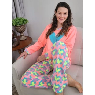 Pijama Longo Feminino Amore Soft