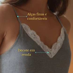 Camisola Curta de Viscolycra