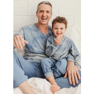 Pijama Longo Masculino Estonado