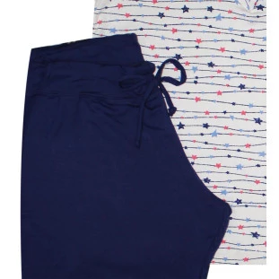 Pijama Feminino Estrelado