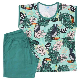 Pijama Feminino Tucano