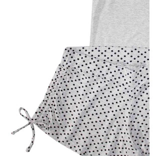 Pijama Feminino Poá Franzido