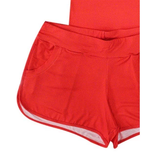 Pijama Feminino Laranja Dot