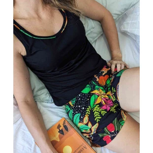 Pijama feminino curto Guepardo