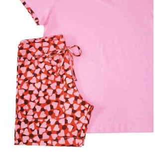 Pijama Curto Feminino Amour