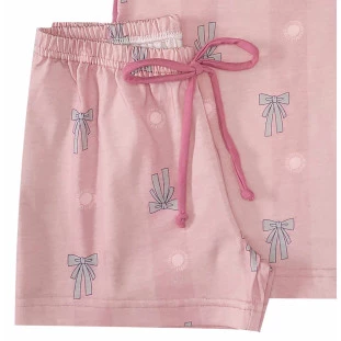 Pijama Curto Infantil de Algodão