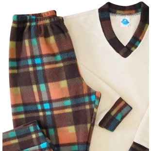 Pijama masculino longo infantil - Chess