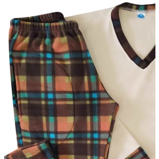 Pijama masculino de inverno - Chess