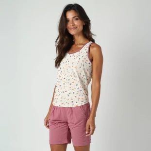 Pijama Curto Feminino Borboletas
