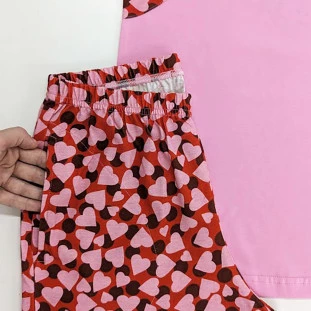 Pijama Curto Feminino Amour Alça