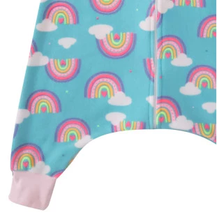 Saco de dormir infantil com recorte