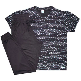 Pijama Estrelado Adulto