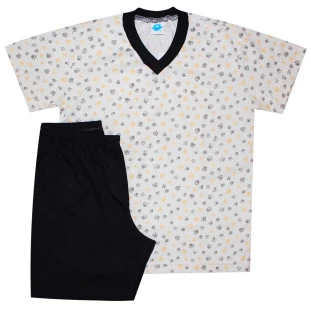Pijama Masculino Curto Patinhas