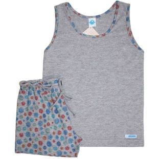 Pijama Curto Feminino Giz de Cera