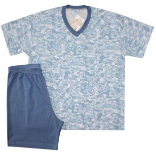 Pijama Curto Masculino Tigre