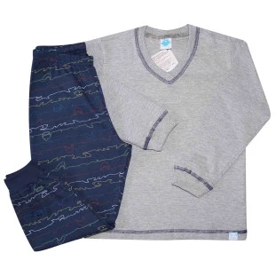 Pijama Masculino Shark