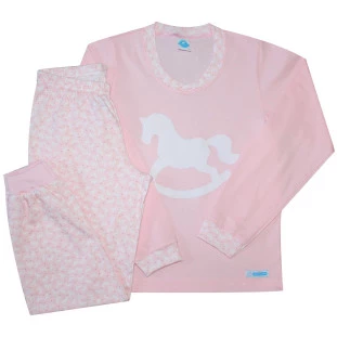 Pijama Feminino Cavalinho Rosa