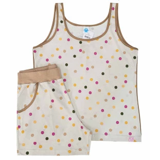 Pijama feminino curto Confete