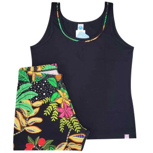 Pijama feminino curto Guepardo