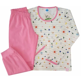 Pijama Feminino Infantil Longo