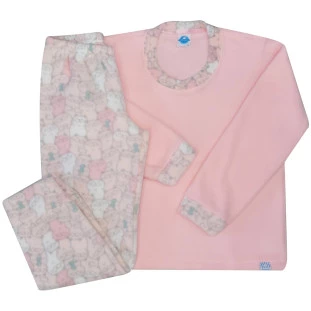 Pijama Feminino Longo Gatta Soft Infantil