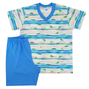 Pijama Curto Masculino Alli