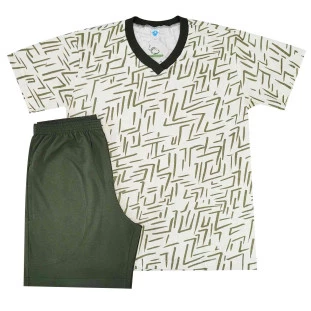 Pijama Curto Masculino Olive