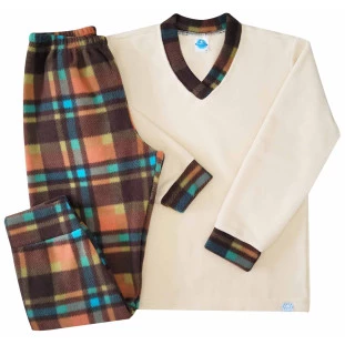 Pijama masculino longo infantil - Chess