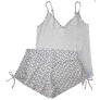 Pijama Feminino Poá Franzido
