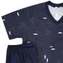 Pijama Masculino Peixes - detalhe