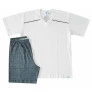 Pijama Curto Masculino Pontilhado Oliva