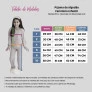 Pijama Africa - Tabela de medidas