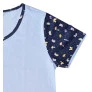 Pijama Feminino Corsário - detalhe